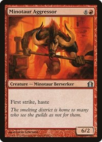 Minotaur Aggressor (100) [Return to Ravnica]