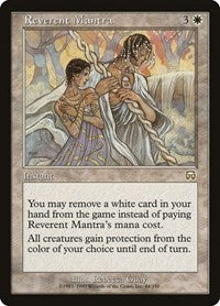 Reverent Mantra (44) [Mercadian Masques]