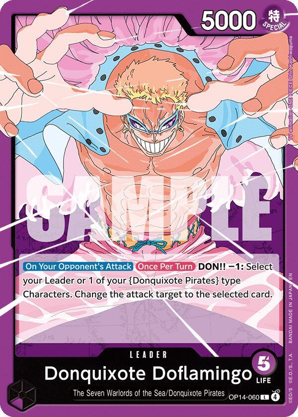 Donquixote Doflamingo - OP14-060 (OP14-060) [The Azure Sea's Seven]