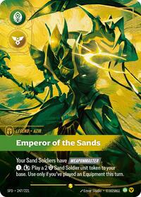 Azir - Emperor of the Sands (Overnumbered) (247/221) [Spiritforged]