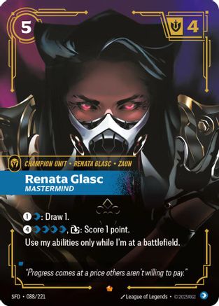 Renata Glasc - Mastermind (088/221) - Spiritforged Foil