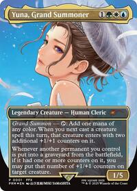 Yuna, Grand Summoner (Borderless) (1) [WPN & Gateway Promos]