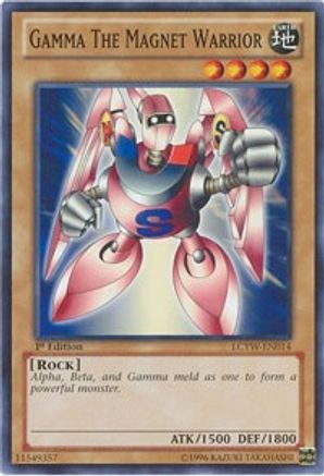 Gamma the Magnet Warrior (LCYW-EN014) - Legendary Collection 3: Yugi's World 1st Edition