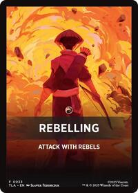 Rebelling Theme Card (33) [Avatar: The Last Airbender]