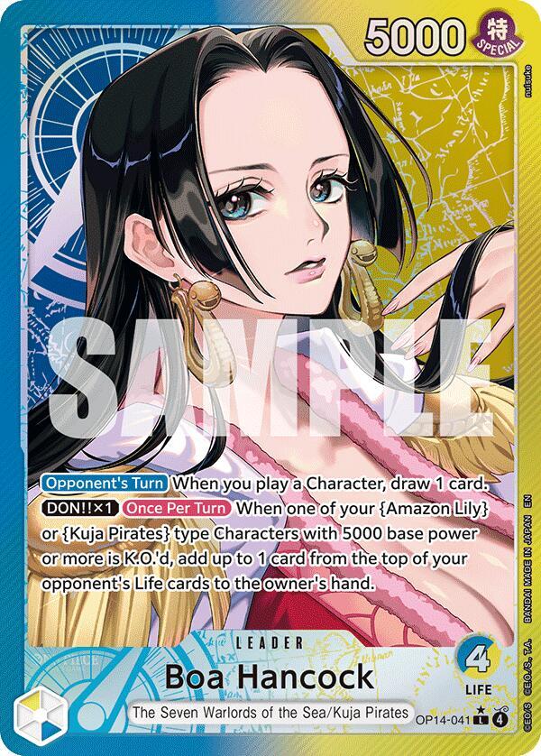 Boa Hancock - OP14-041 (Alternate Art) (OP14-041) [The Azure Sea's Seven]
