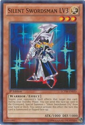 Silent Swordsman LV3 (LCYW-EN033) - Legendary Collection 3: Yugi's World Unlimited