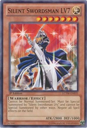 Silent Swordsman LV7 (LCYW-EN035) - Legendary Collection 3: Yugi's World 1st Edition