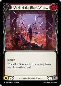 Mark of the Black Widow (Red) (AAC012) [Armory Deck: Arakni]