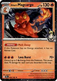Ethan's Magcargo - 036/182 (Cosmo Holo) (036/182) [Miscellaneous Cards & Products]