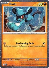 Riolu (Cosmos Holo) (076/132) [Miscellaneous Cards & Products]