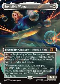 Invisible Woman (Borderless) (1) [Commander: Marvel Super Heroes]