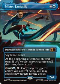 Mister Fantastic (Borderless) (2) [Commander: Marvel Super Heroes]