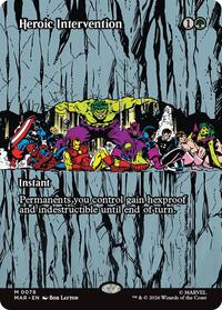 Heroic Intervention (0078) (Borderless) (78) [Marvel Universe Eternal-Legal]