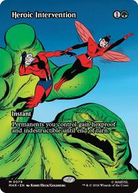 Heroic Intervention (0079) (Borderless) (79) [Marvel Universe Eternal-Legal]