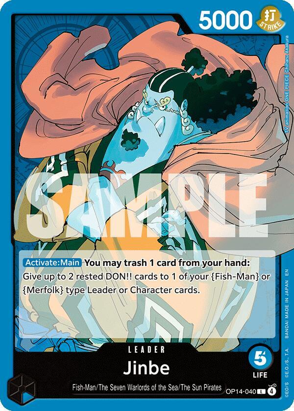 Jinbe - OP14-040 (OP14-040) [The Azure Sea's Seven]