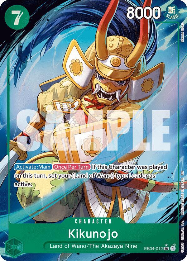 Kikunojo - EB04-012 (Alternate Art) (EB04-012) [The Azure Sea's Seven]