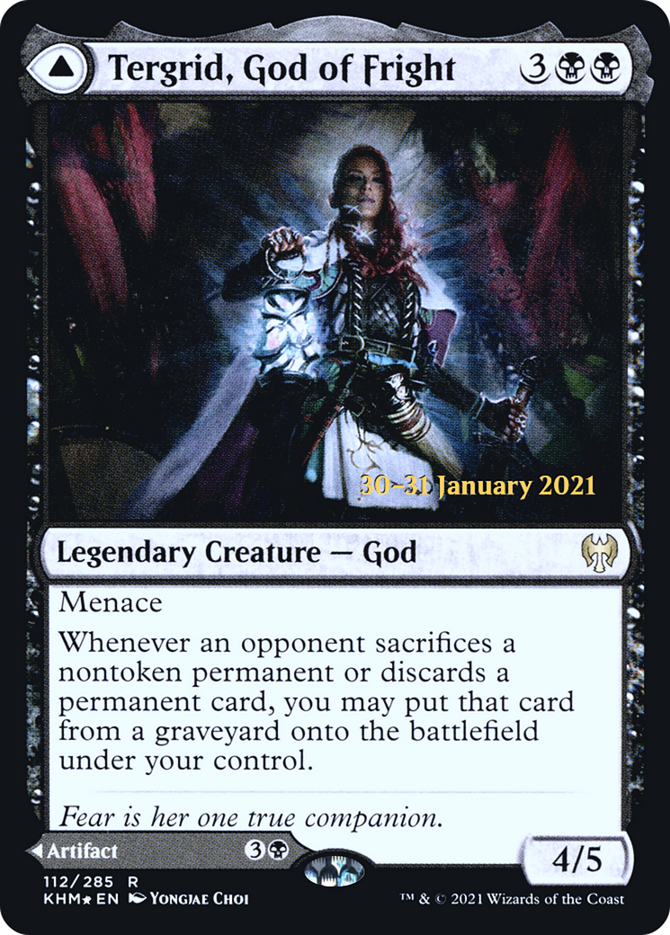 Tergrid, God of Fright (PRE-112S) - Kaldheim Promos Foil