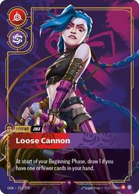 Jinx - Loose Cannon (Metal) (251/298) [Riftbound Organized Play Promotional Cards]