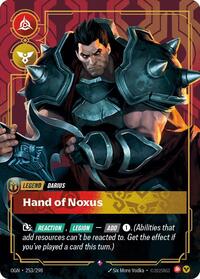 Darius - Hand of Noxus (Metal) (253/298) [Riftbound Organized Play Promotional Cards]