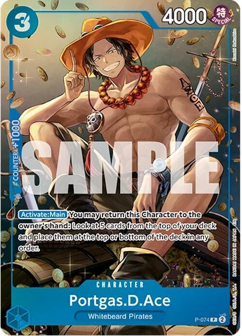 Portgas.D.Ace (Tin Pack Set Vol. 2) (P-074) [One Piece Promotion Cards]