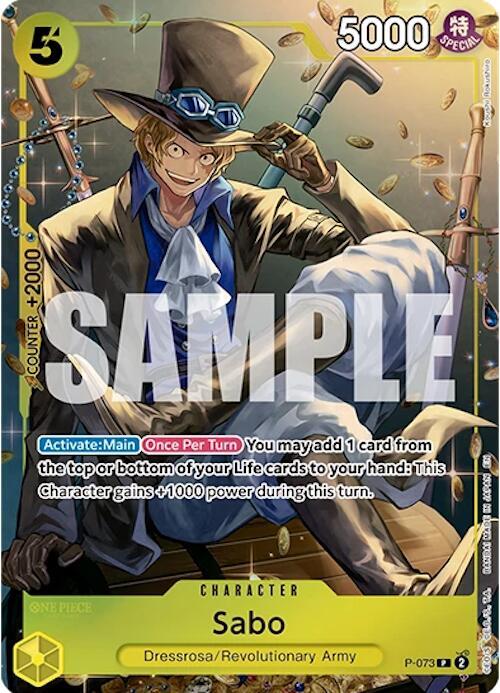 Sabo (Tin Pack Set Vol. 2) (P-073) [One Piece Promotion Cards]
