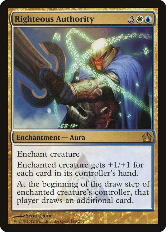 Righteous Authority (RTR-189) - Return to Ravnica