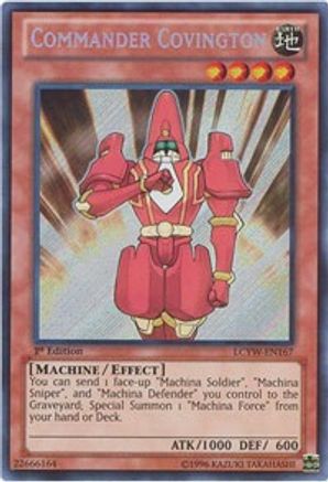 Commander Covington (LCYW-EN167) - Legendary Collection 3: Yugi's World Unlimited