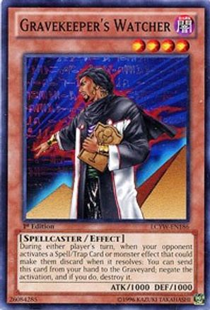 Gravekeeper's Watcher (LCYW-EN186) - Legendary Collection 3: Yugi's World 1st Edition