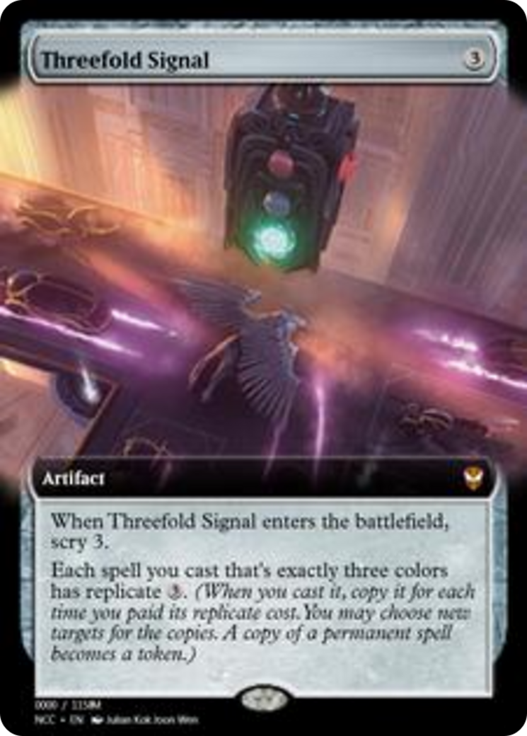 Threefold Signal (PRM-99817) - Magic Online Promos