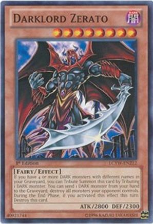 Darklord Zerato (LCYW-EN212) - Legendary Collection 3: Yugi's World Unlimited
