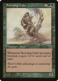 Snorting Gahr (272) [Mercadian Masques]