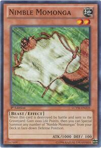 Nimble Momonga (LCYW-EN235) [Legendary Collection 3: Yugi's World]