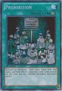 Prohibition (LCYW-EN267) [Legendary Collection 3: Yugi's World]
