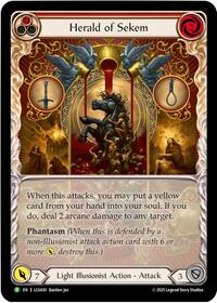 Herald of Sekem - LGS430 (Extended Art) (LGS430) [Flesh and Blood: Promo Cards]