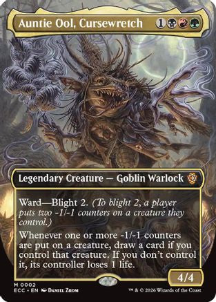 Auntie Ool, Cursewretch (Borderless) (ECC-002) - Commander: Lorwyn Eclipsed