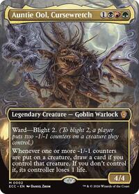 Auntie Ool, Cursewretch (Borderless) (2) [Commander: Lorwyn Eclipsed]