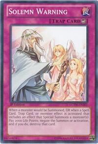 Solemn Warning (LCYW-EN301) [Legendary Collection 3: Yugi's World]