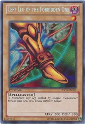 Left Leg of the Forbidden One (LCYW-EN303) - Legendary Collection 3: Yugi's World Unlimited