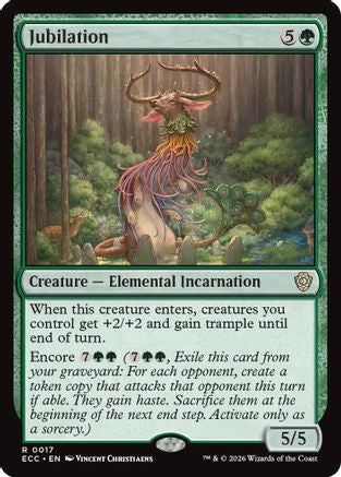 Jubilation (ECC-017) - Commander: Lorwyn Eclipsed