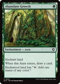 Abundant Growth (97) [Commander: Lorwyn Eclipsed]