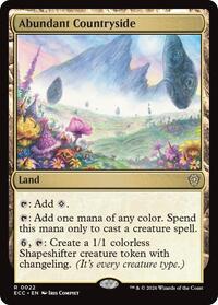 Abundant Countryside (22) [Commander: Lorwyn Eclipsed]