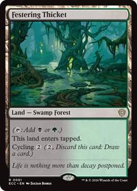 Festering Thicket (61) [Commander: Lorwyn Eclipsed]