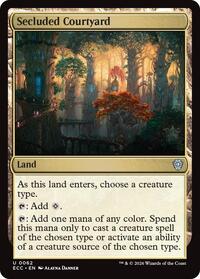 Secluded Courtyard (62) [Commander: Lorwyn Eclipsed]