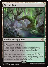Vernal Fen (63) [Commander: Lorwyn Eclipsed]