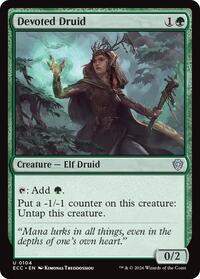 Devoted Druid (104) [Commander: Lorwyn Eclipsed]
