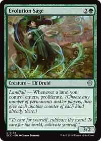 Evolution Sage (105) [Commander: Lorwyn Eclipsed]
