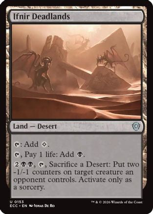Ifnir Deadlands (ECC-153) - Commander: Lorwyn Eclipsed