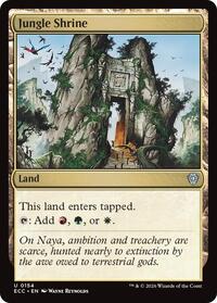 Jungle Shrine (154) [Commander: Lorwyn Eclipsed]