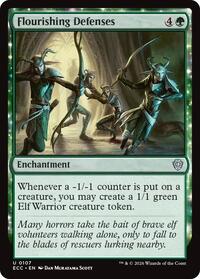Flourishing Defenses (107) [Commander: Lorwyn Eclipsed]