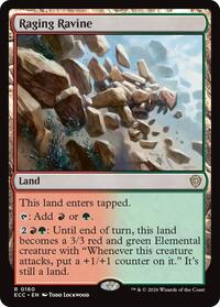 Raging Ravine (160) [Commander: Lorwyn Eclipsed]